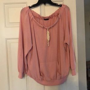 Off the shoulder sweater